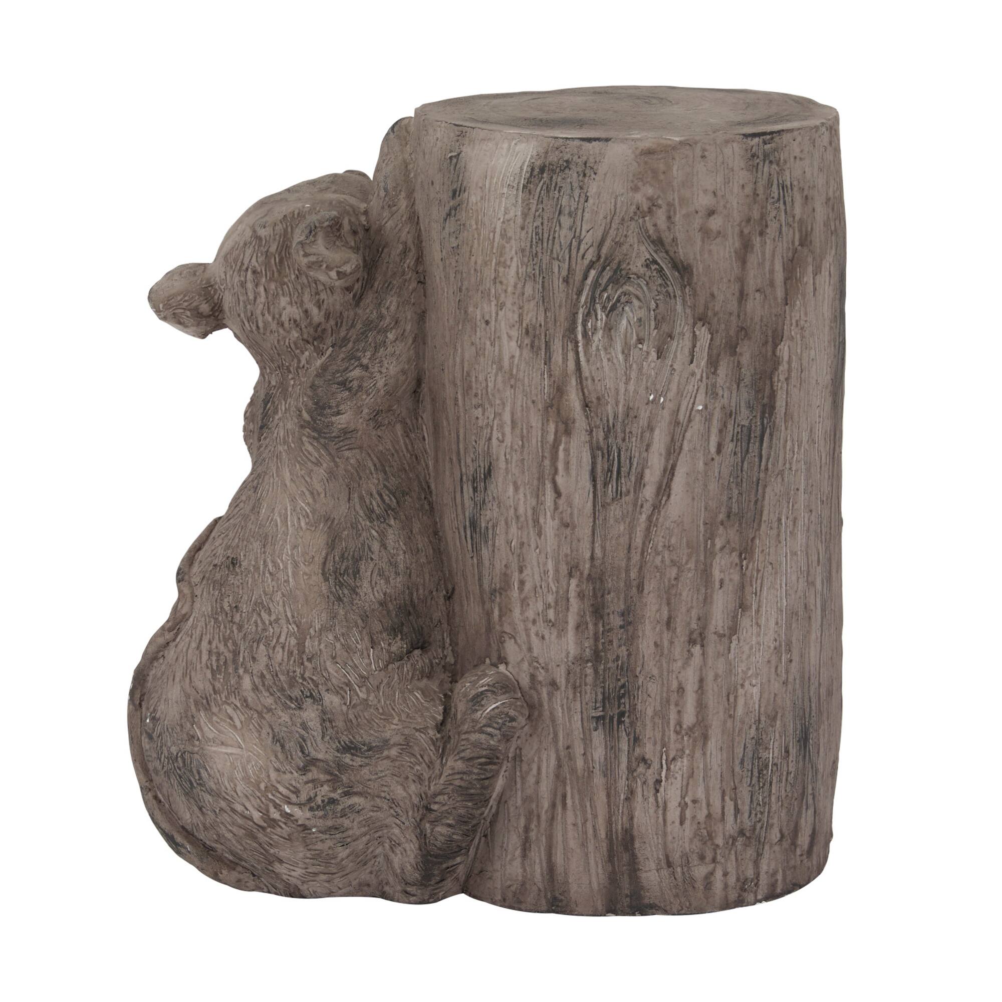 Brown MGO Modern Farmhouse Garden Sculpture, 16" x 16" x 9"